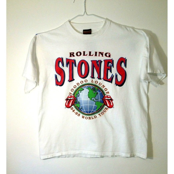 Original Rolling Stones Voodoo Lounge Tour T-shirt 94-95 Size XL